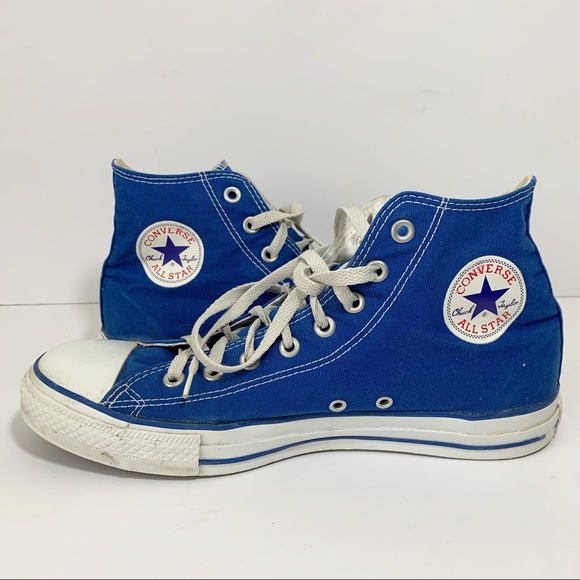 royal blue converse high tops